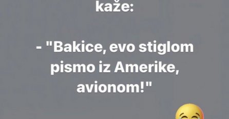 VIC: Poštar donio pismo baki