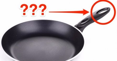 DA LI ZNATE ČEMU SLUŽI  RUPA NA DRŠCI OD TAVE? Ima više namjena, ne samo da se okači!