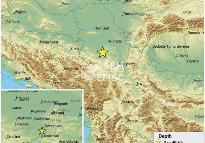 ZEMLJOTRES POGODIO SRBIJU NOĆAS: Prve informacije