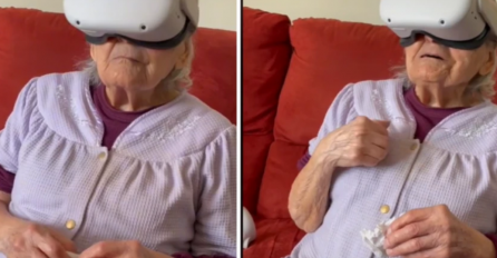 NJENA REAKCIJA JE  ODUŠEVILA SVIJET: Unuka pokazala virtualnu stvarnost STOGODIŠNJOJ baki i "odvela" je grad u kojem je ODRASLA!