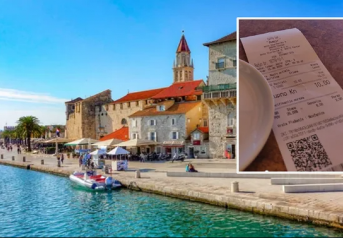 Turista objavio račun iz kafića sa Jadrana i ljudi ne mogu da dođu sebi: CIFRA NA RAČUNU ĆE VAS IZNENADITI