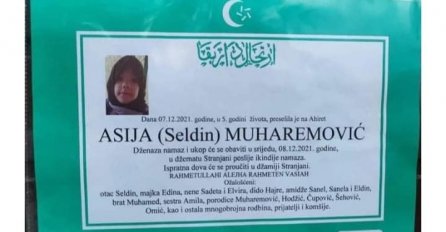 POTRESNA OBJAVA: Asija spava. Njene trepuške se odmaraju od svih operacija i bolova