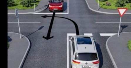 SAOBRAĆAJNO PRAVILO POSVAĐALO INTERNET: Ako ovo ne znate, vratite vozačku dozvolu - KO IMA PREDNOST?