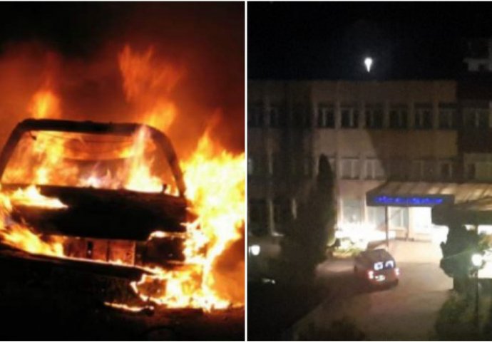 Teška saobraćajna nesreća u BiH: Auto se zapalio nakon udara u podzid, djevojka teže povrijeđena