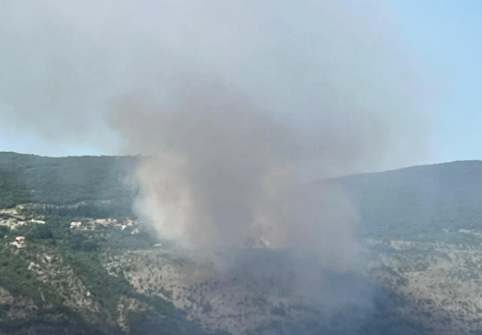 Crna Gora: Iznad Herceg Novog izbio veliki požar