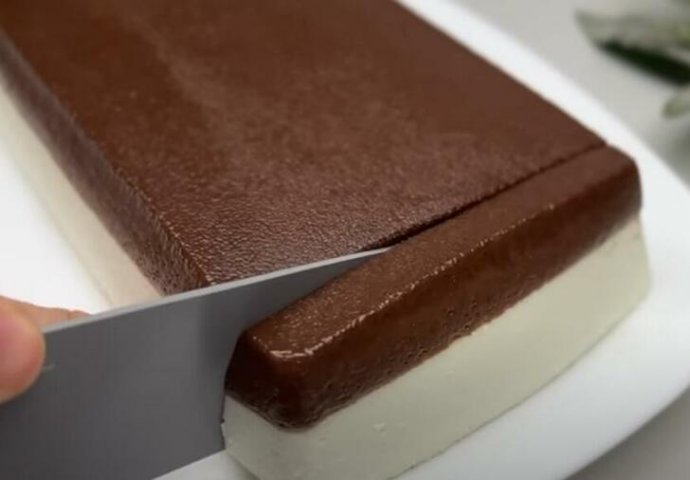 CRNO BIJELI KOLAČ OD SAMO 6 SASTOJAKA, BEZ PEČENJA: Kombinacija čokolade i sira daje senzaciju ukusa! (RECEPT, VIDEO)