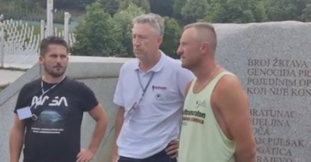 IZUZETNO EMOTIVNO: Maratonac iz Vukovara zaplakao u Potočarima (VIDEO)