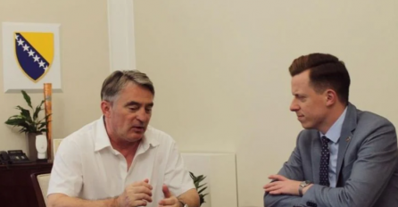 Željko Komšić se susreo s Adisom Ahmetovićem: "On je iskren prijatelj BiH"