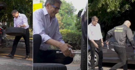 Hadžikadiću opet pukla guma, nije je znao promijeniti pa uputio predizbornu poruku