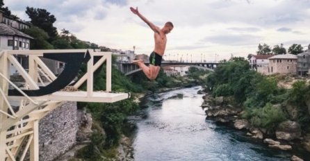 Mostar domaćin međunarodnog cliff diving trening kampa