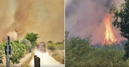 Požari na nekoliko lokacija u Dalmaciji: Vatrogasci se bore nadljudskim naporima