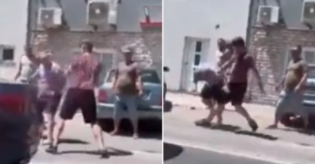 Pogledajte tučnjavu dvojice muškaraca nakon sudara u Mostaru 