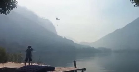 Helikopteri OS BiH ostali bez goriva, u Konjicu požari i dalje bjesne