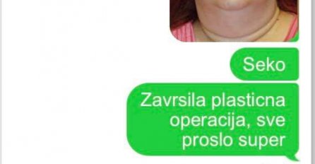 MOJA SESTRA IZ ŠVICARSKE OTIŠLA NA PLASTIČNU OPERACIJU:  Uklonila podbradak, zategla lice, JEDVA SAM JE PREPOZNALA (FOTO)