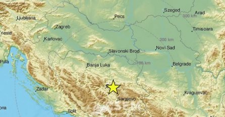 Zemljotres večeras zatresao centralni dio BiH
