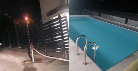 Sarajlija privatni bazen punio iz javnog hidranta, prijavili ga građani