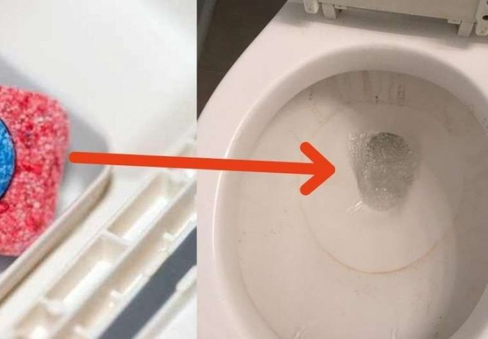 EFEKAT ĆE VAS ODUŠEVITI: Stavite tabletu za mašinsko pranje suđa u vašu wc šolju i gledajte šta će se desiti!