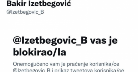 Konaković se “požalio”: Blokirao ga Bakir Izetbegović