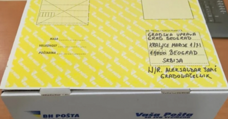 Kutija sa kopijom haških presuda zločincu Ratku Mladiću poslana gradonačelniku Beograda 