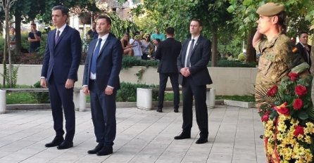 Sanchez stigao u Mostar, zajedno s Kordićem položio cvijeće za španske vojnike