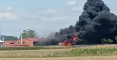 Veliki požar kod Bijeljine, vatra guta postrojenja fabrike