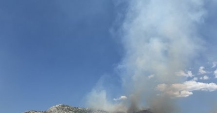 Veliki požar u Neumu: Ugroženi dalekovodi, potrebna pomoć iz zraka