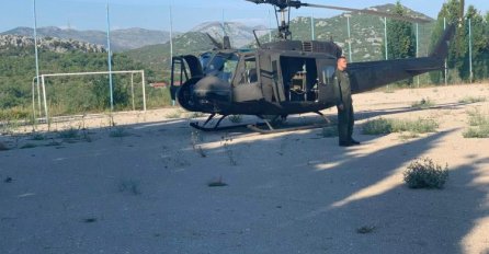 Vjetar više ne pravi problem, helikopteri OS BiH iznad požarišta kod Neuma