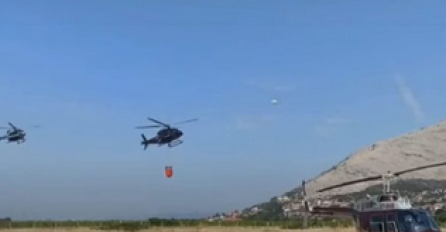 Helikopteri iz Srbije stigli u Trebinje, vatra se približila kućama u selu Vučja