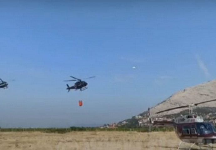 Helikopteri iz Srbije stigli u Trebinje, vatra se približila kućama u selu Vučja