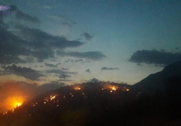Požar još aktivan na planini Žaba, potrebna pomoć OS BiH