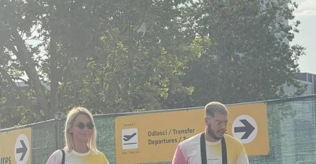 SVI NA AERODROMU ČUDNO GLEDALI DEJANA I ALEKSANDRU:  Vidite li zbog čega?