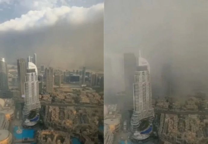 Pogledajte kako pješčana oluja "guta" Dubai