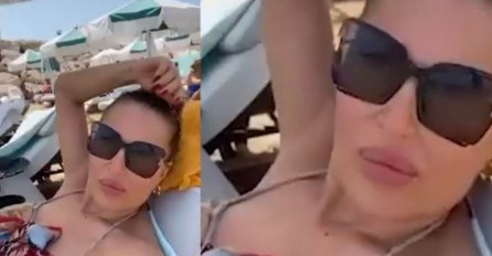 CECA SE SKINULA U BIKINI NA KIPRU: Svima oči stale, niko nije imao pojma da ovako izgleda (FOTO)