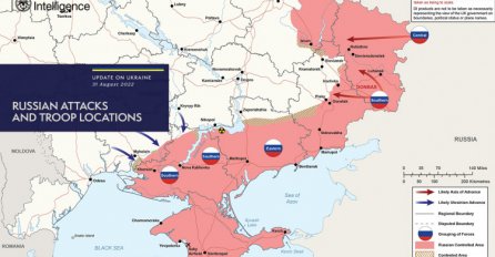 OBAVJEŠTAJCI OTKRILI Ovo je nova mapa napada na Ukrajinu: Evo šta su sve Rusi zauzeli