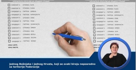 Kako glasati na izborima: CIK BiH pojasnio u videu