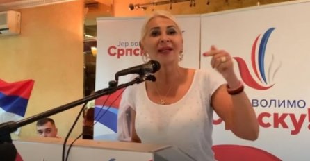 Kandidatkinja SNSD-a na predizbornom skupu poručila: Ako hoćete da jedete sljedeće godine, glasajte za Dodika i Cvijanović!
