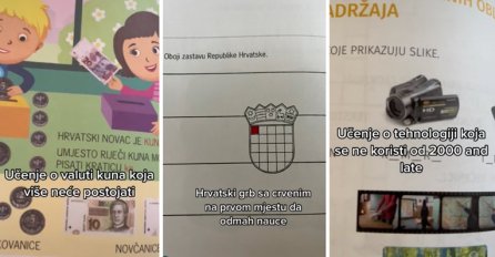EVO ŠTA UČE PRVAČIĆI U HRVATSKOJ: Mama pokazala knjigu za prvi razred, SVI SU U NEVJERICI