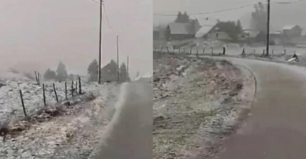 Veju pahulje: Snijeg pao i na Prokoškom jezeru