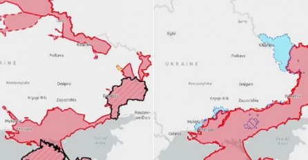 Objavljene karte invazije na Ukrajinu: Evo kako je izgledala teritorija tokom 200 dana rata