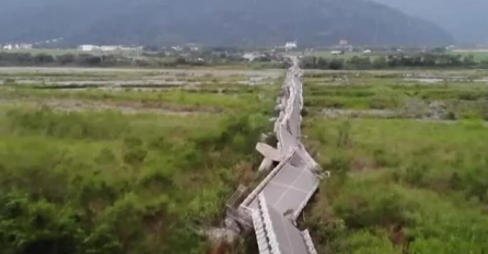 Dron snimio most koji se srušio tokom zemljotresa u Tajvanu, evo kako izgleda