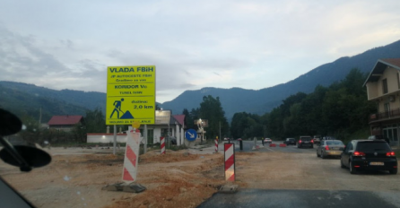 Privremena izmjena saobraćaja ubog radova od Tarčina do Bradine 