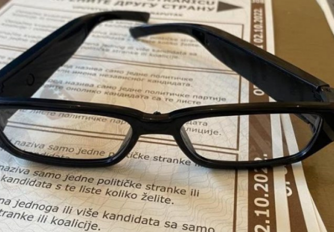 Pokušaj prevare: Naočale za snimanje oduzete od glasača