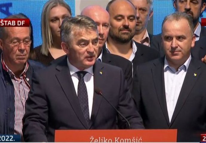 Prvo obraćanje Željka Komšića nakon nezvaničnih rezultata