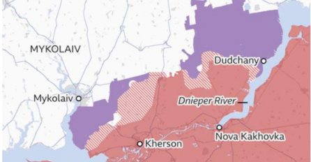 POGLEDAJTE MAPU: Ovo je trenutna situacija na ratištu u Ukrajini (FOTO)