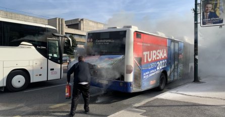 Drama u Sarajevu: Zapalio se autobus, evo šta kažu iz policije