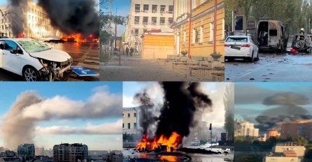 SILOVITI RUSKI UDAR NA UKRAJINSKE GRADOVE KAO OSVETA ZA KRIMSKI MOST: Intenzivni napadi na Kijev, eksplozije od Lavova na zapadu do Harkova na istoku
