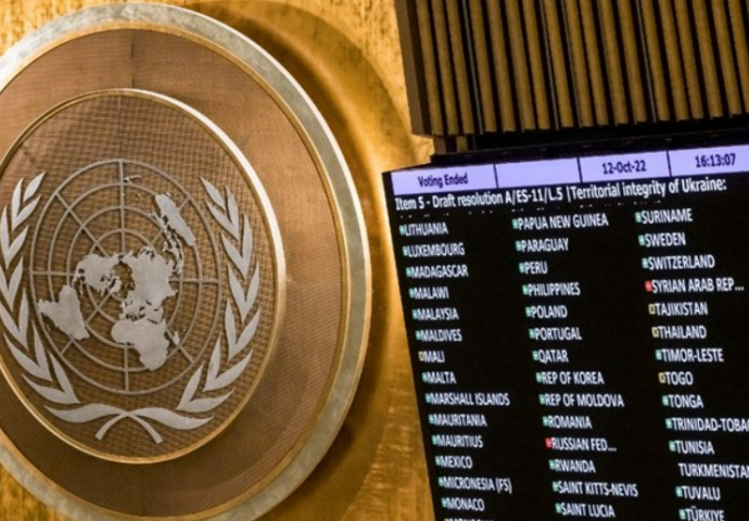 UN osudio Putinovu aneksiju ukrajinskih regija: I Srbija glasala za osudu