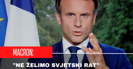 Macron na twitteru: Ne želimo svjetski rat