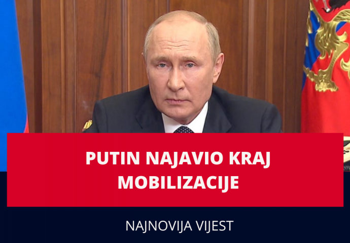 Putin najavio kraj mobilizacije