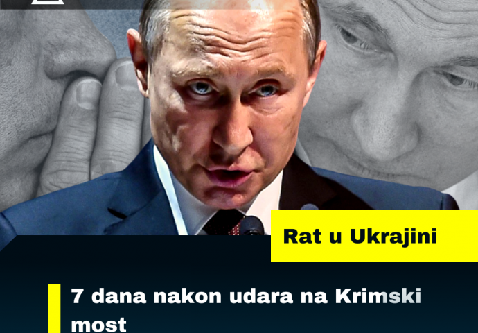 RAT U UKRAJINI, 234. DAN: Sedam dana nakon udara na Krimski most i ruske silovite odmazde - dolazi li do smirivanja napetosti?